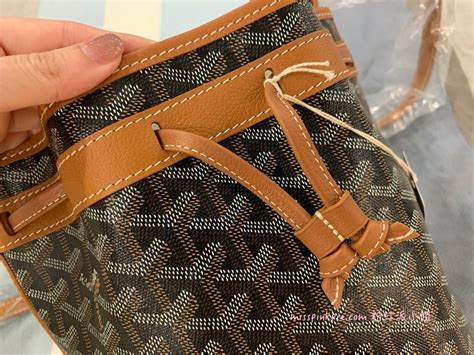 Goyard Petit Flot 水桶包實背分享 .